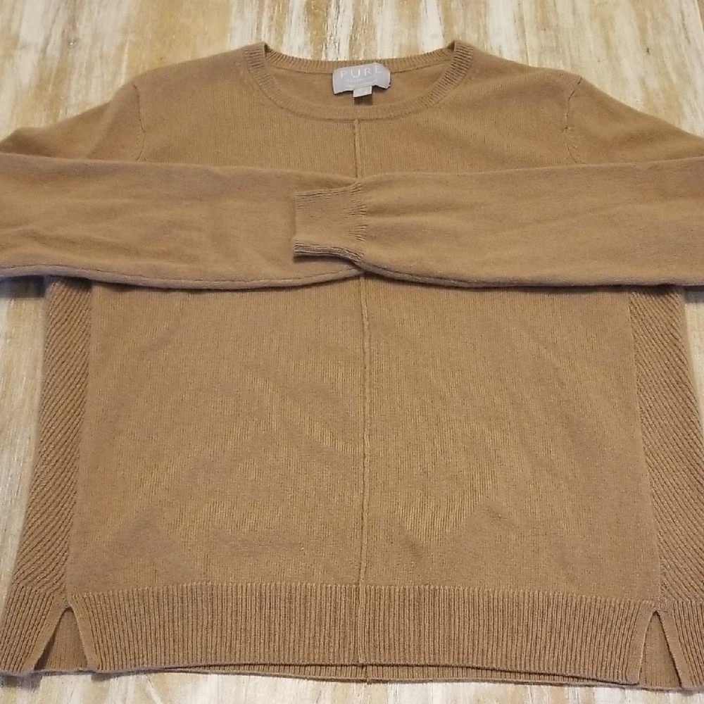 Pure Collection Camel Cashmere Knit - Picture 2 of 5
